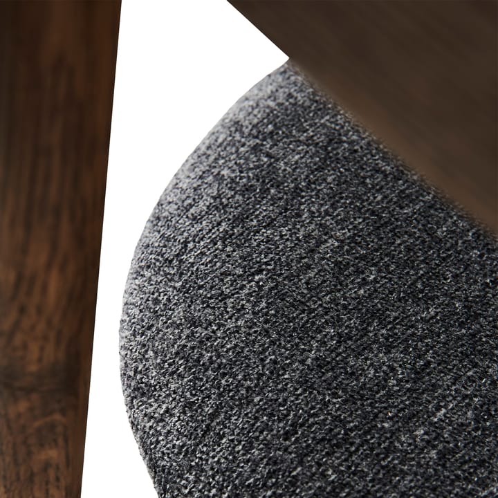 Sedia Tetra con sedile, Tessuto color granito-mörkoljad ek MUUBS