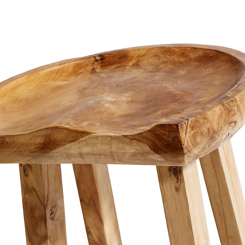 Sgabello Oval, Naturale MUUBS