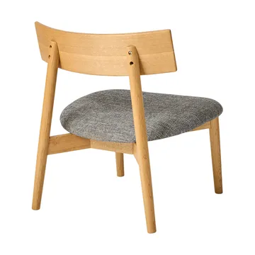 Tetra lounge chair - Tessuto color cemento–rovere oliato naturale - MUUBS