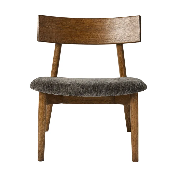 Tetra lounge chair - Tessuto color granito-rovere oliato scuro - MUUBS