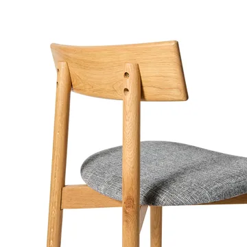 Tetra sgabello bar_x0001_ - Tessuto color cemento-rovere oliato naturale - MUUBS