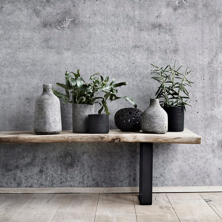 Vaso piccolo Stain , Grigio-marrone MUUBS