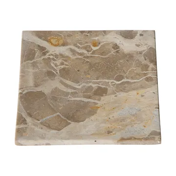 Vassoio decorativo bianco - Seashell, 12x12 cm - MUUBS
