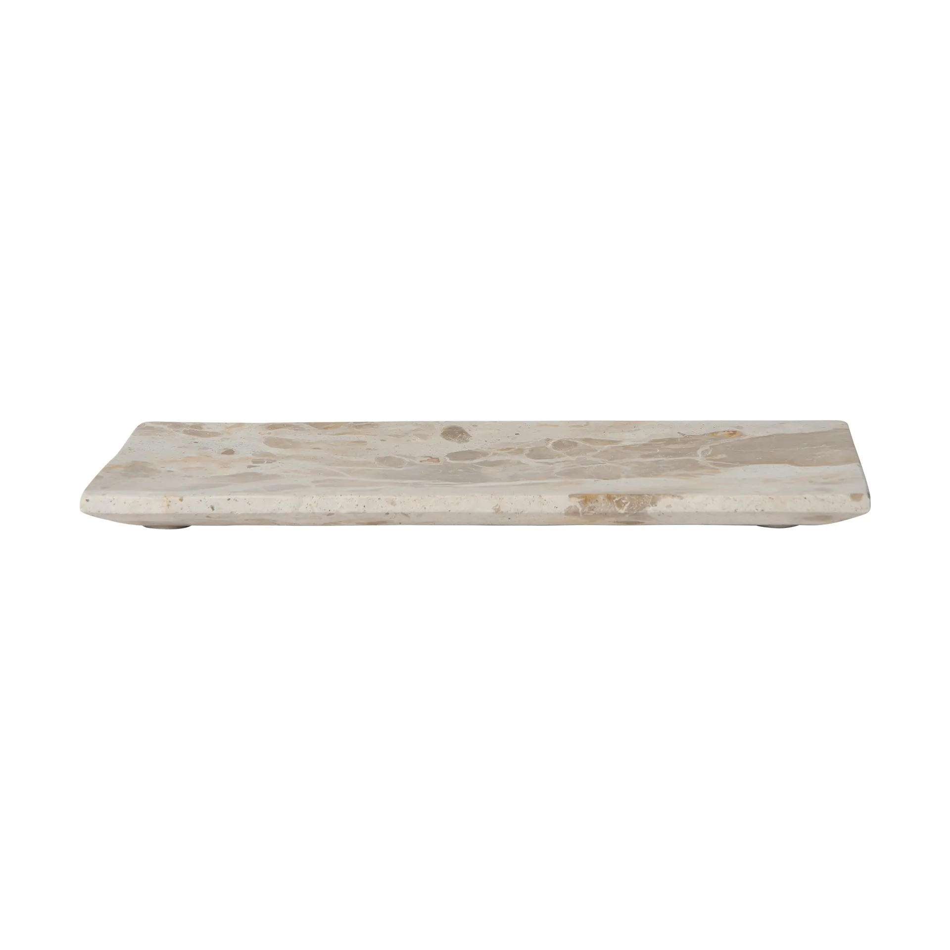 Vassoio decorativo bianco, Seashell, 30x12 cm MUUBS