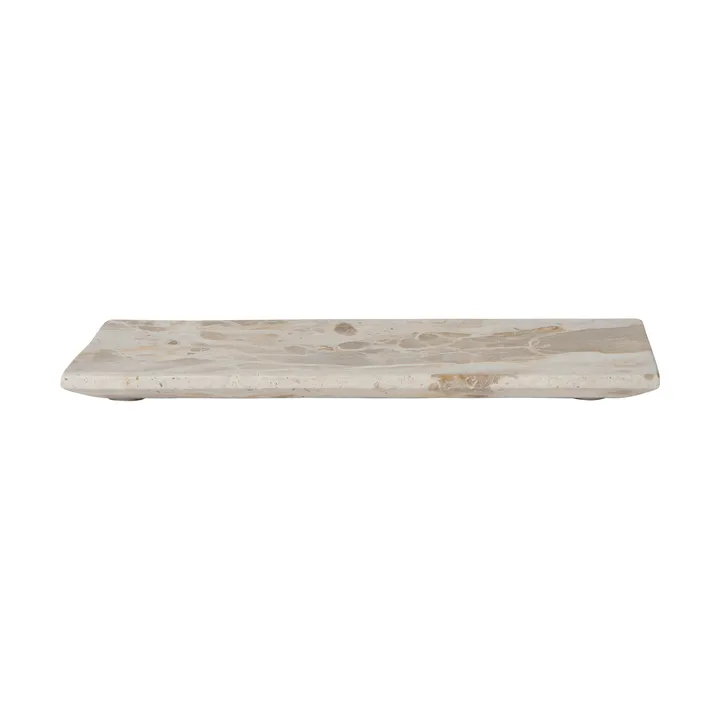 Vassoio decorativo bianco - Seashell, 30x12 cm - MUUBS