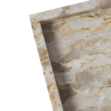 Vassoio decorativo Vita 20x30 cm - Seashell - MUUBS