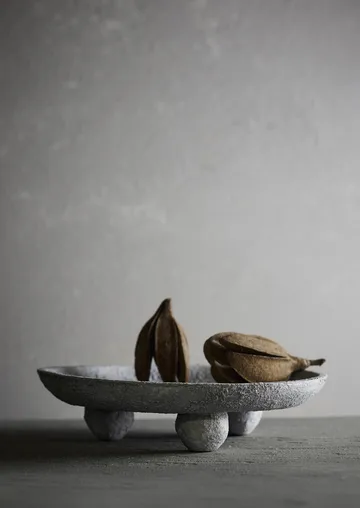 Vassoio Luna - Grigio, Ø34x8 cm - MUUBS