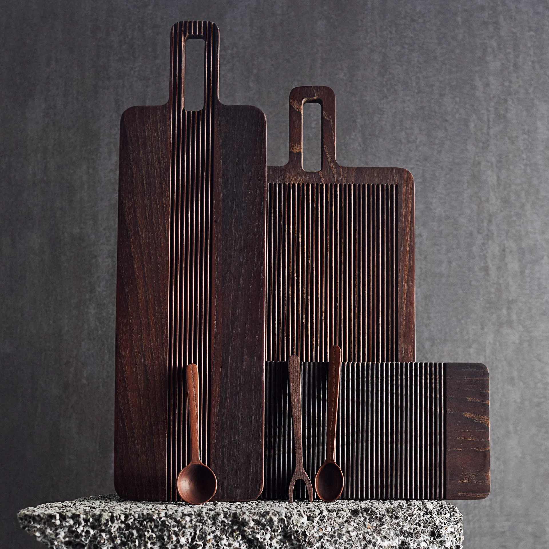 Vassoio per tapas Yami 15x49 cm, marrone MUUBS