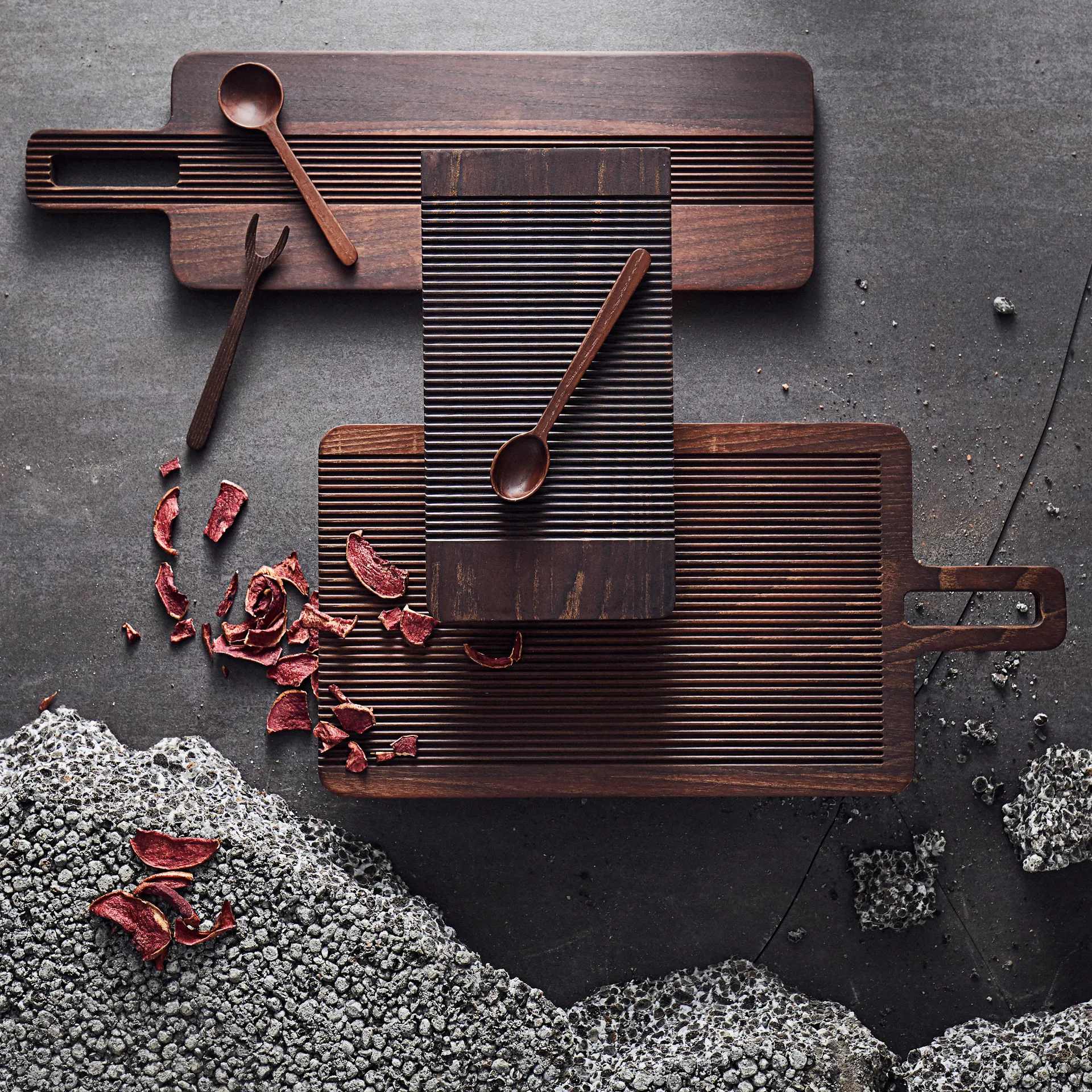 Vassoio per tapas Yami 15x49 cm, marrone MUUBS