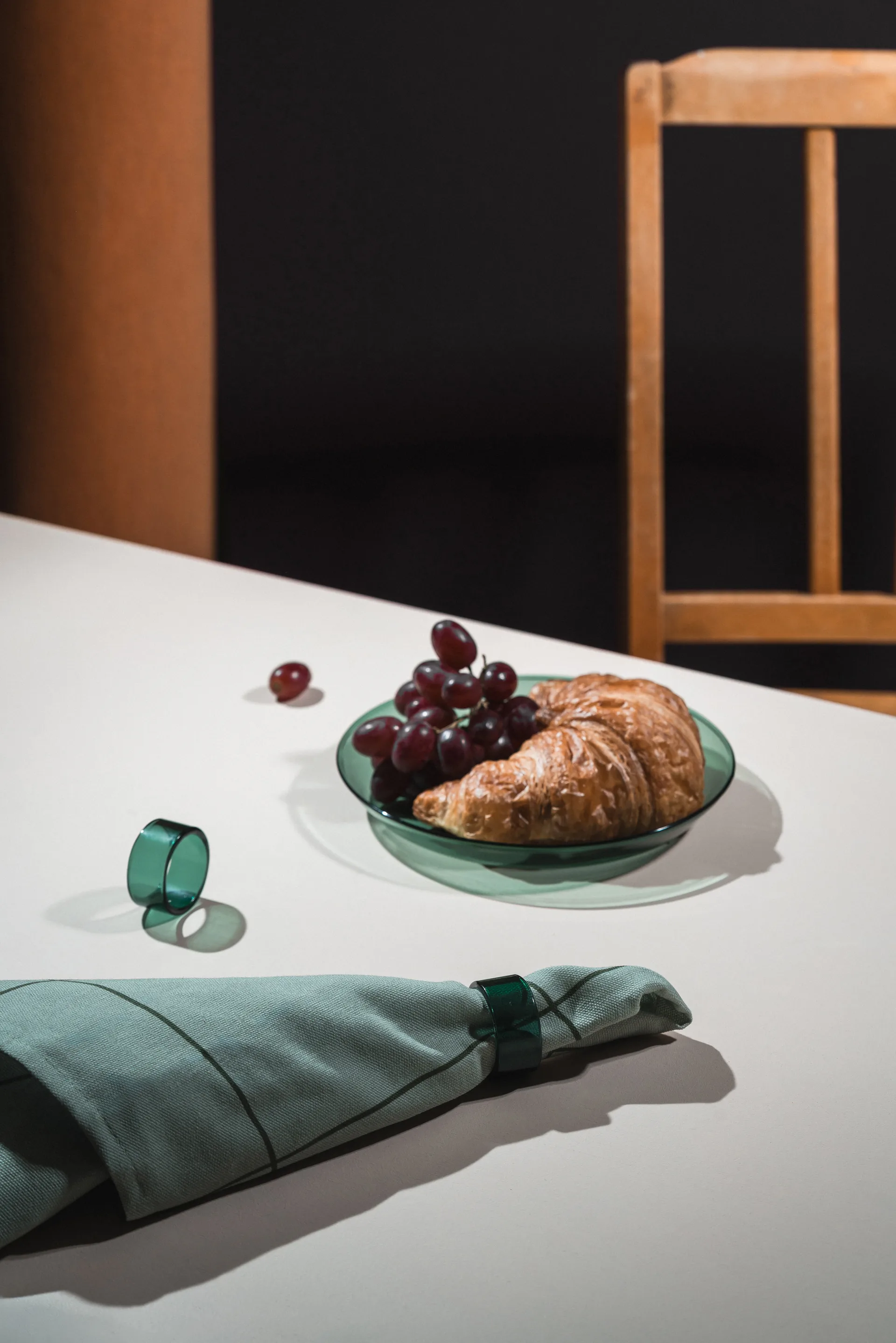 Anello portatovagliolo Loop 2-pack, Teal Muurla