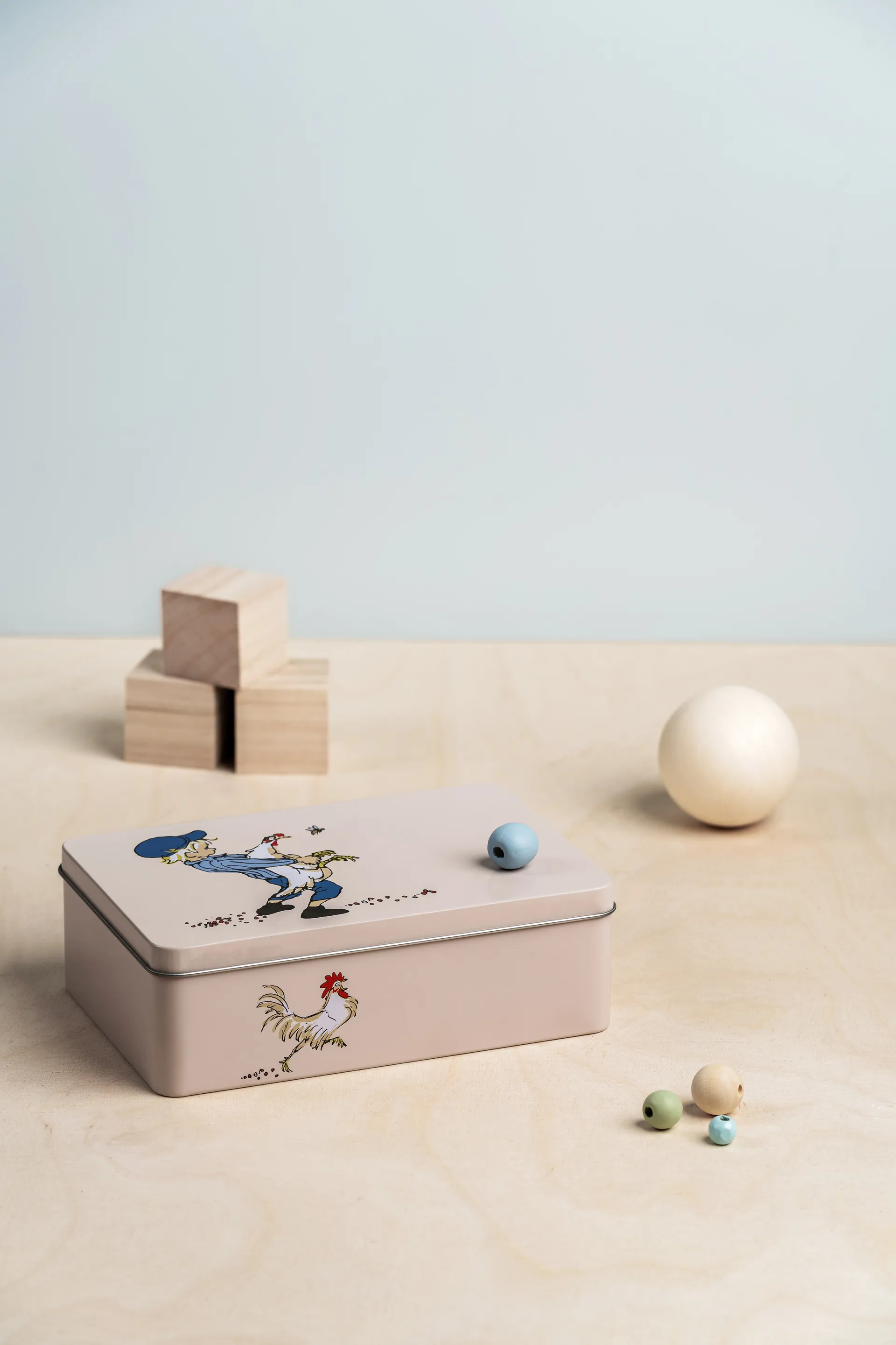 Barattolo di latta Emil 18x12x6 cm, Coccode Muurla