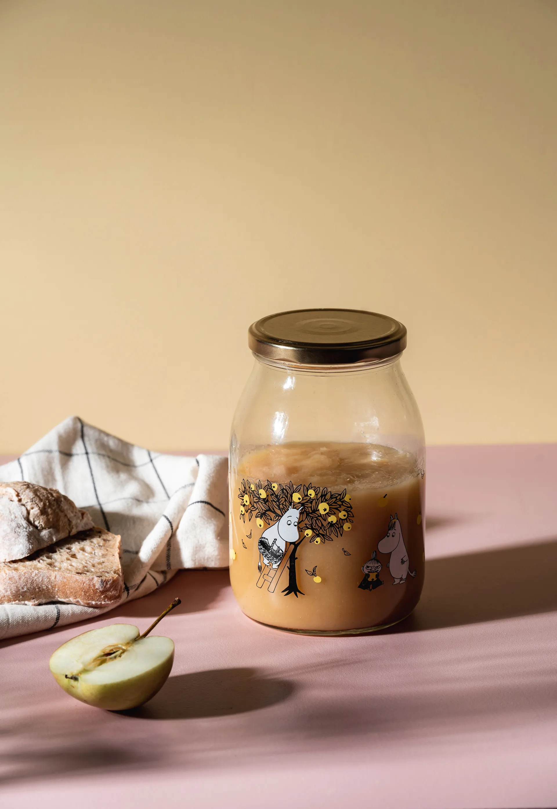 Barattolo di vetro Mumin 1 L, Mele Muurla