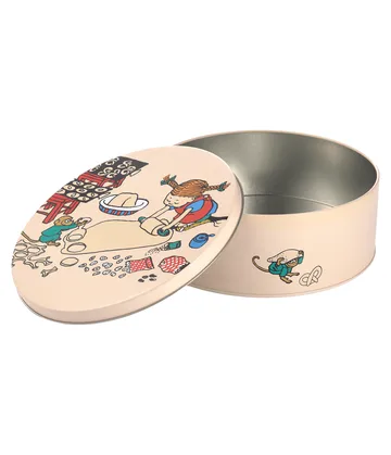 Barattolo in latta Pippi Ø18 cm - Baking - Muurla