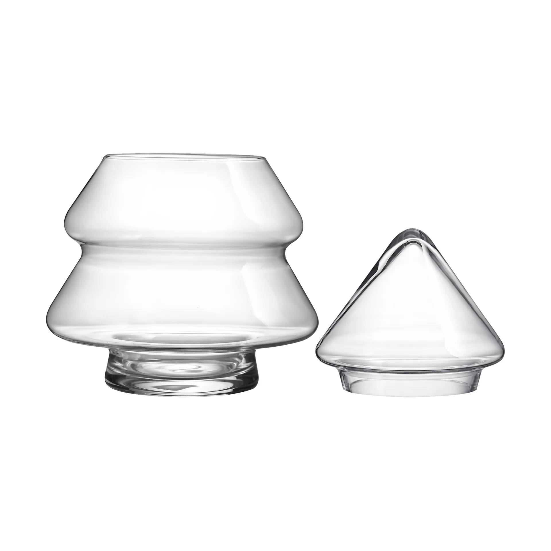 Barattolo in vetro Glass tree con coperchio, 20 cm Muurla