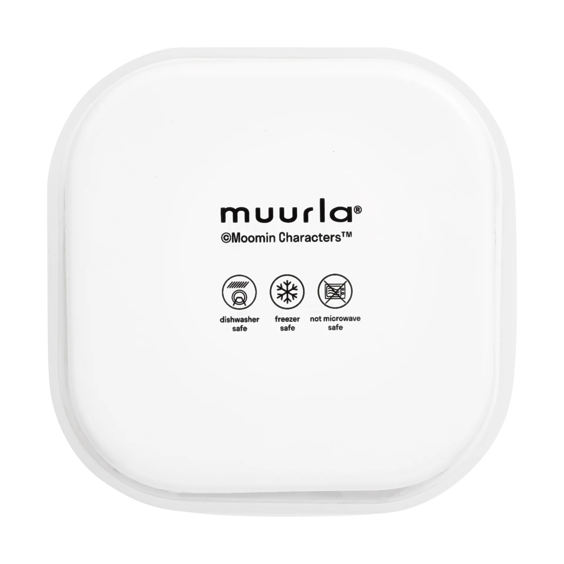 Barattolo smaltato Mumin con coperchio 0,67 L, Joyfull Apples-rosso Muurla