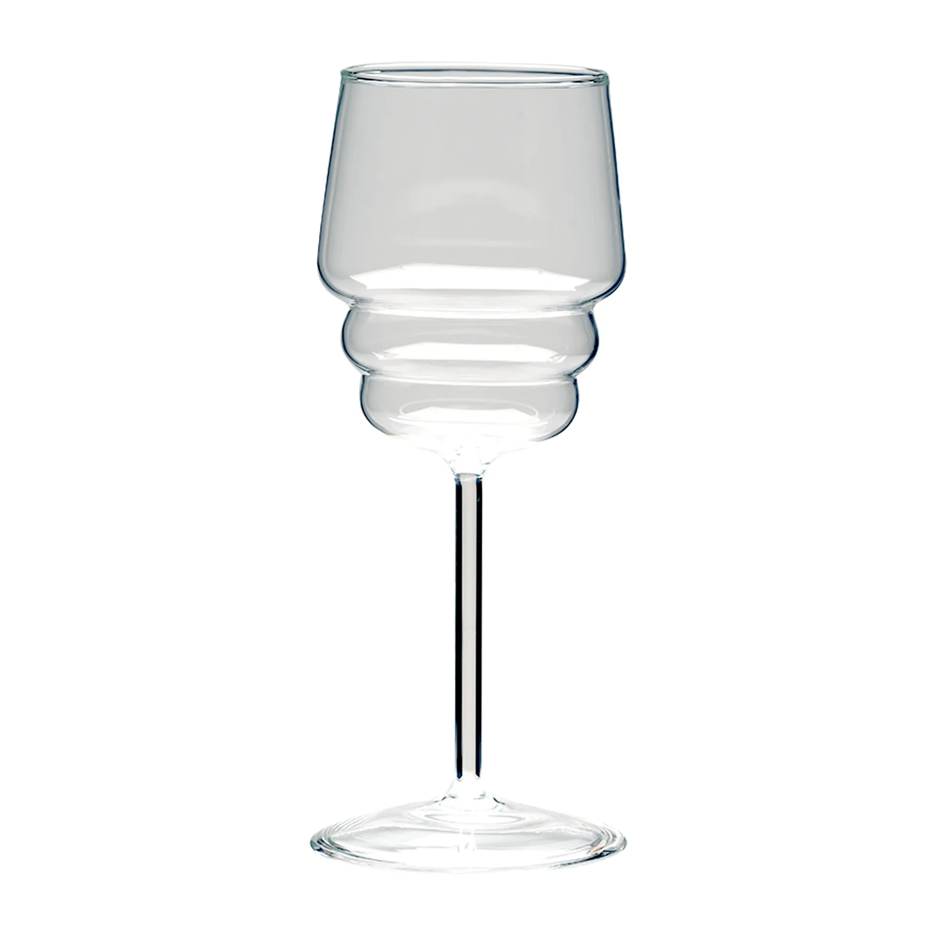 Bicchiere da vino rosso Steps 45 cl, Trasparente Muurla