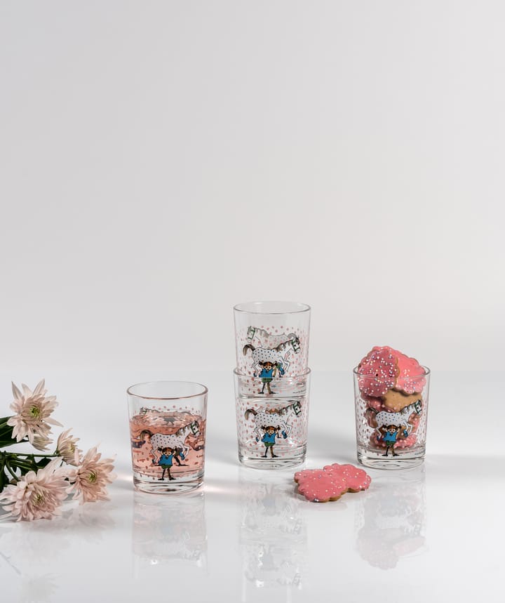 Bicchiere Pippi & Lilla Gubben 20 cl, Multi Muurla