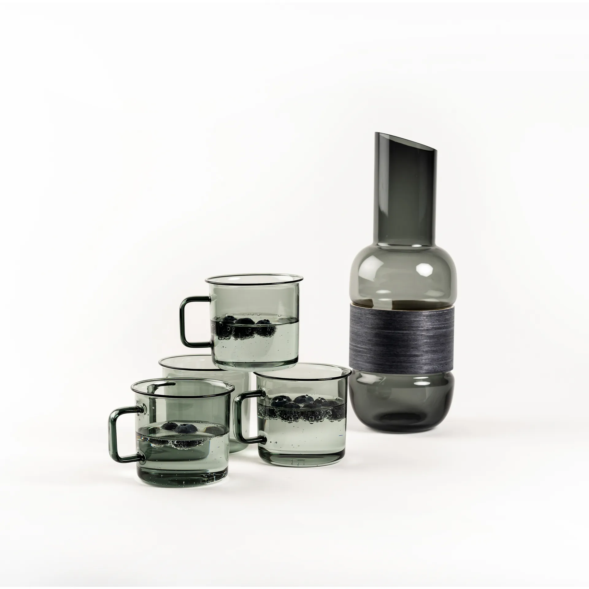 Boccale in vetro Muurla 35 cl, grigio Muurla