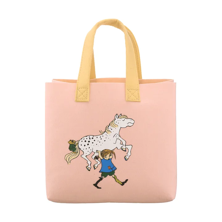 Borsa Pippi Tote 25x25 cm - Pippi and the Horse - Muurla