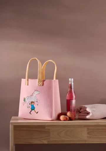 Borsa Pippi Tote 25x25 cm - Pippi and the Horse - Muurla