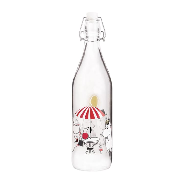 Bottiglia di vetro Summertime 1 L - Trasparente - Muurla