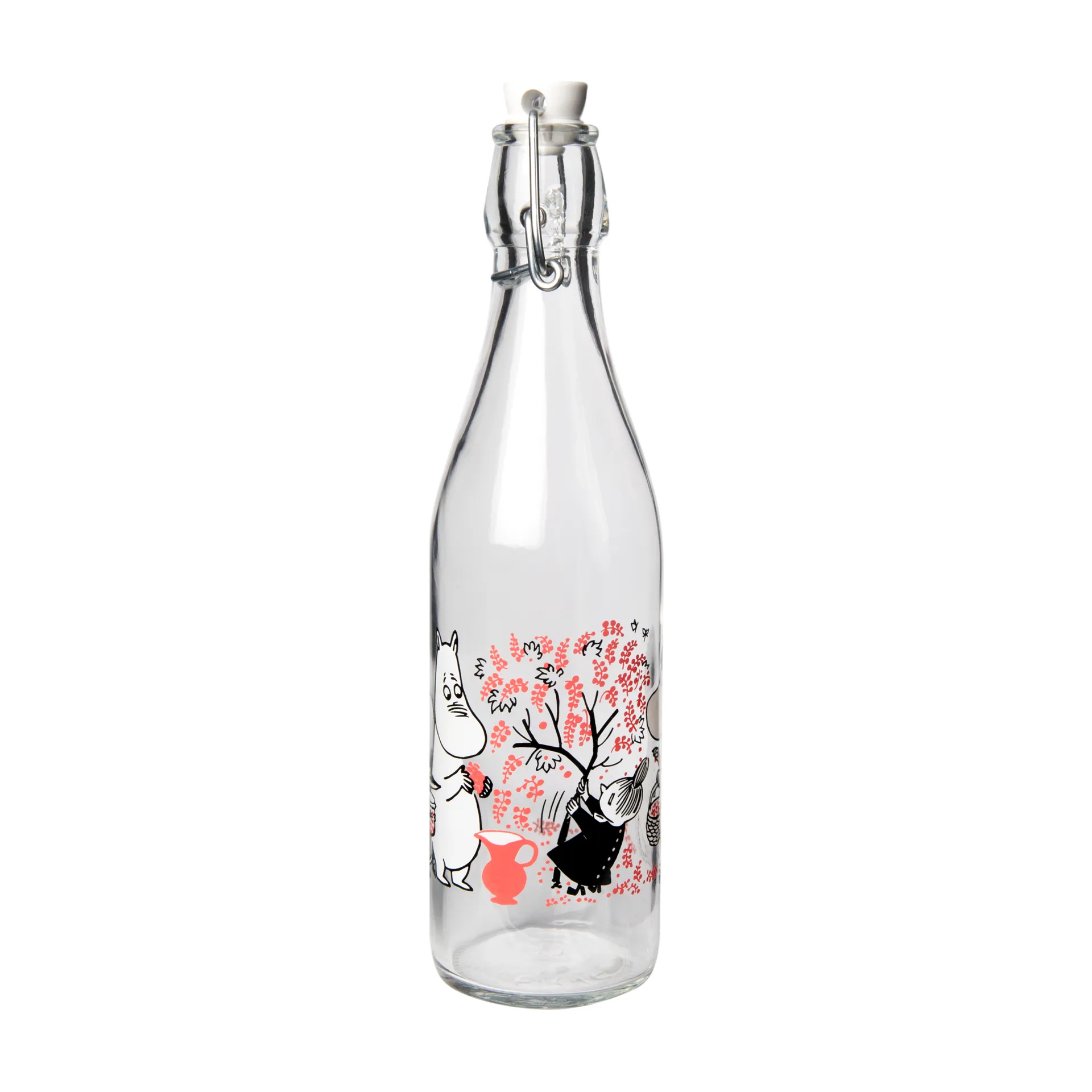 Bottiglia in vetro Moomin 0,5 L, Berries Muurla