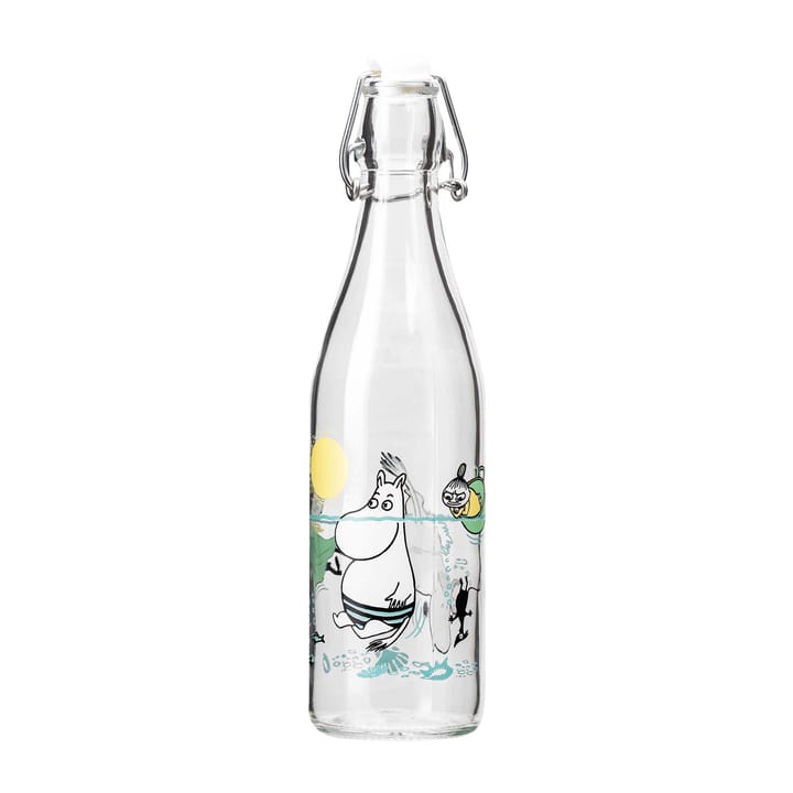 Bottiglia in vetro Moomin 0,5 L - Fun in the water - Muurla