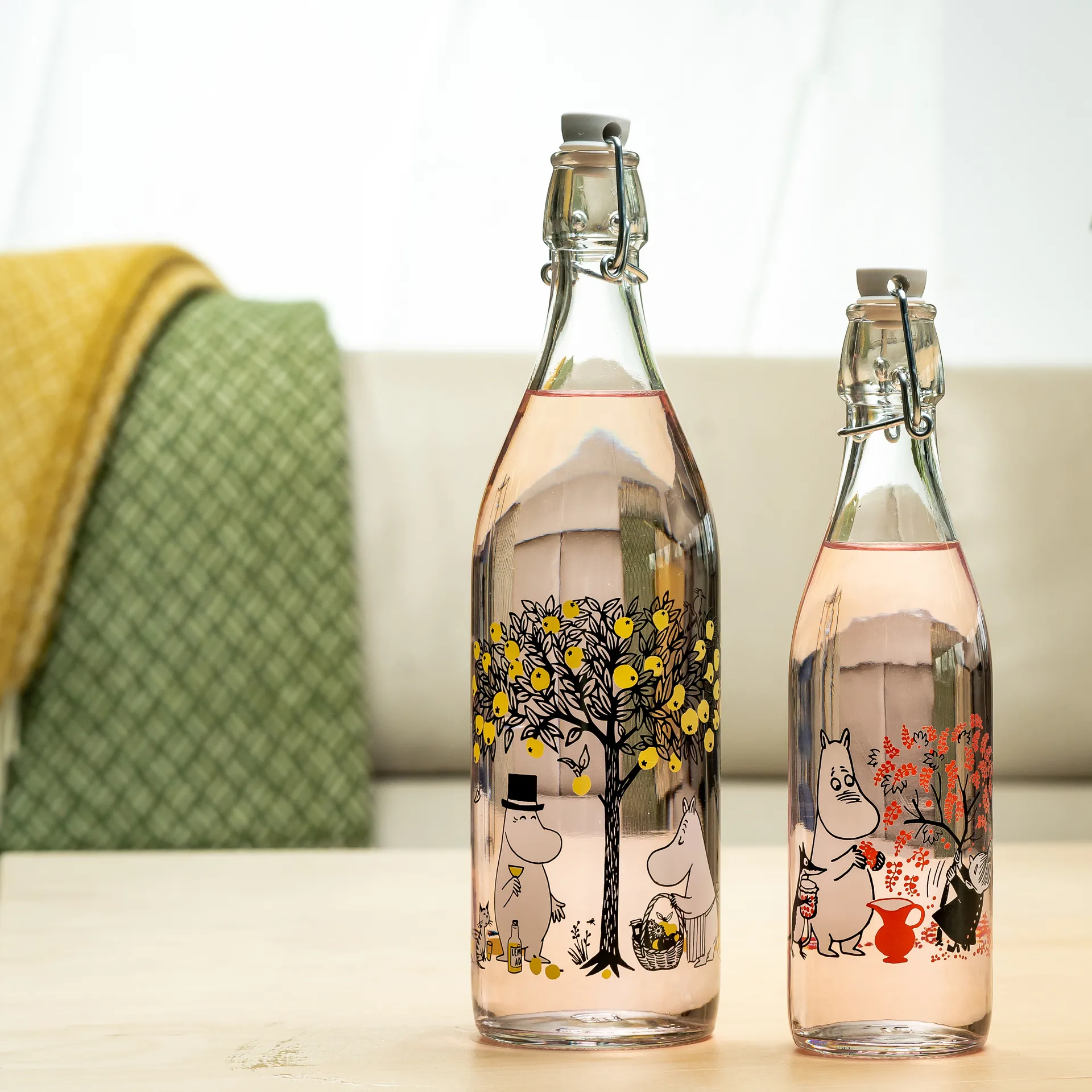 Bottiglia in vetro Moomin 1 L, Apples Muurla