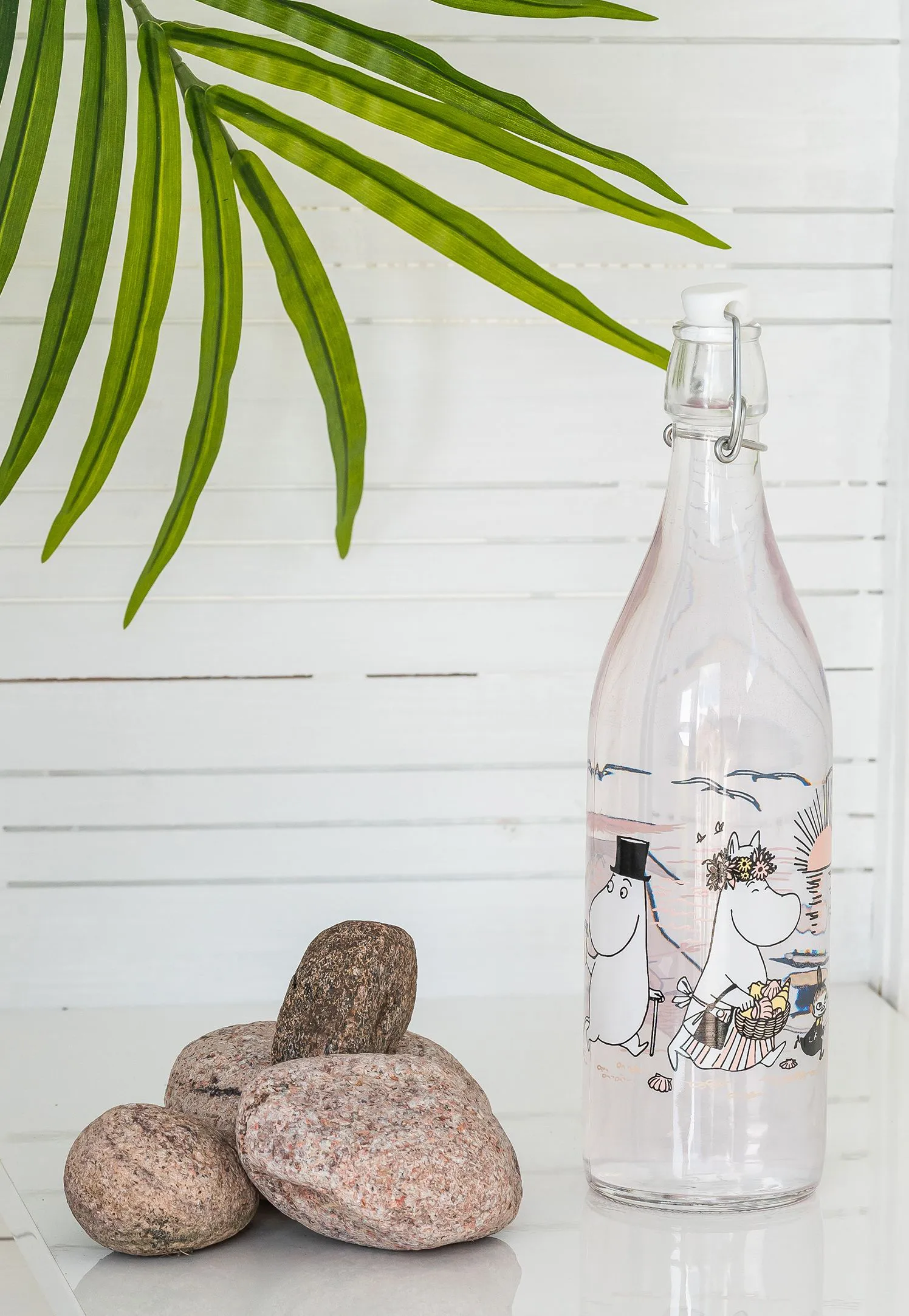 Bottiglia in vetro Moomin 1 L, The Beach Muurla