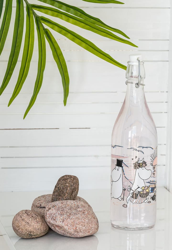 Bottiglia in vetro Moomin 1 L, The Beach Muurla
