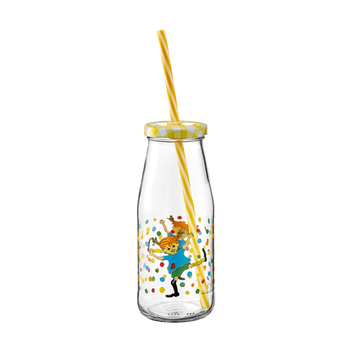 Bottiglia Pippi con coperchio e cannuccia 4,5 dl - Salterello - Muurla