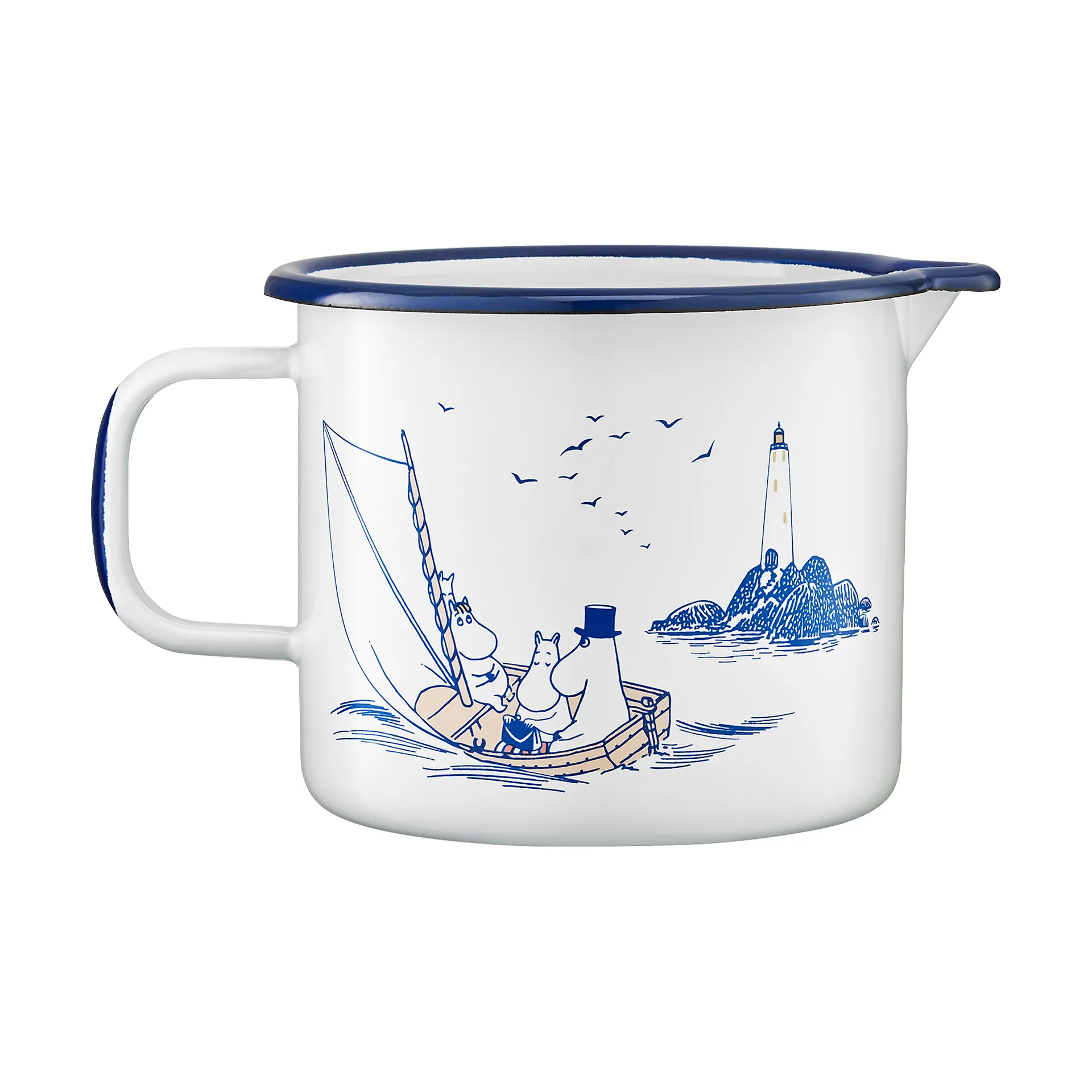 Brocca in smalto Moomin 1,3L, Marinai Muurla
