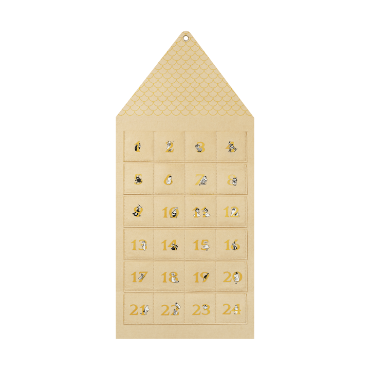 Calendario dell'avvento Moominhouse 45x100 cm - Beige - Muurla