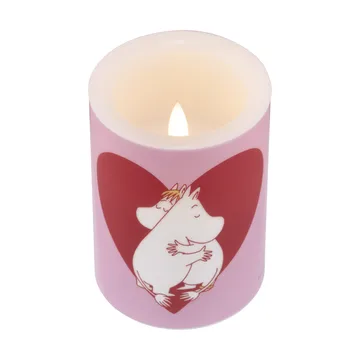 Candelotto Moomin LED 10 cm - Heart - Muurla