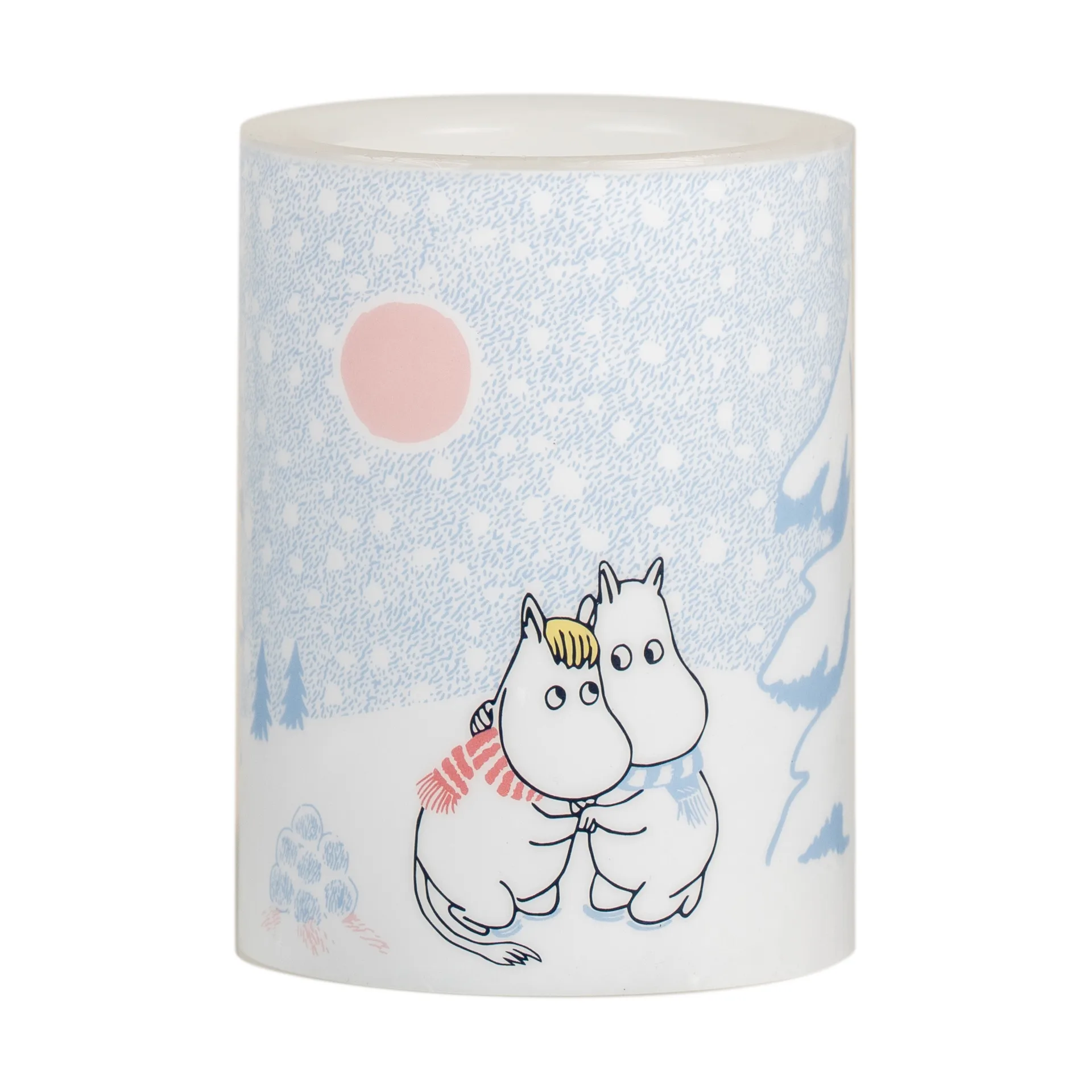 Candelotto Moomin LED 10 cm, Let it snow Muurla