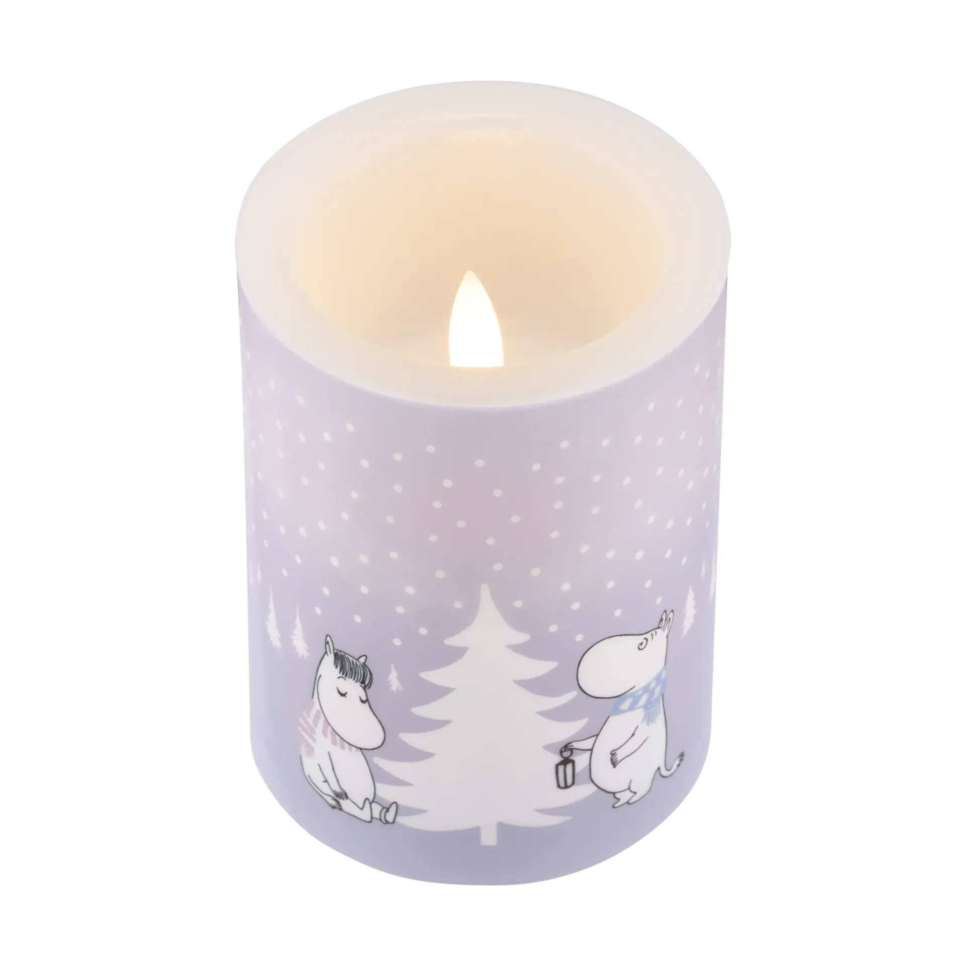 Candelotto Moomin LED 10 cm, Snowfall Muurla