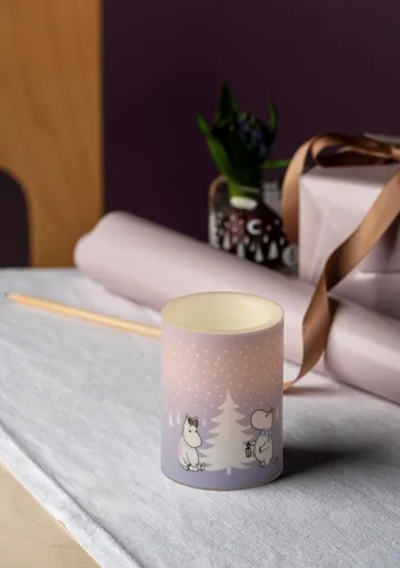 Candelotto Moomin LED 10 cm - Snowfall - Muurla