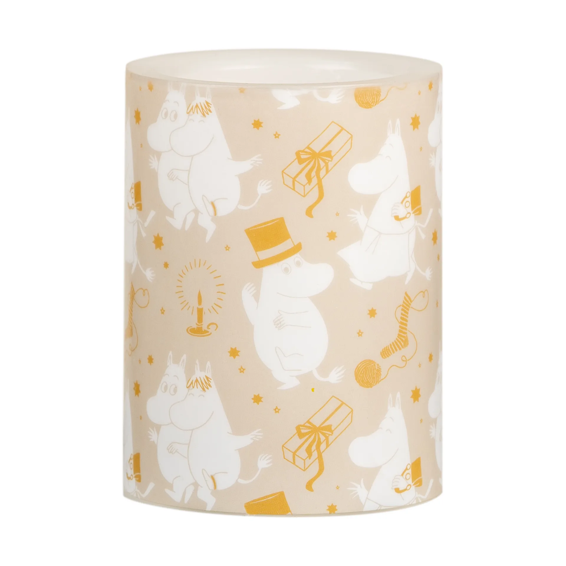Candelotto Moomin LED 10 cm, Sparkling stars Muurla
