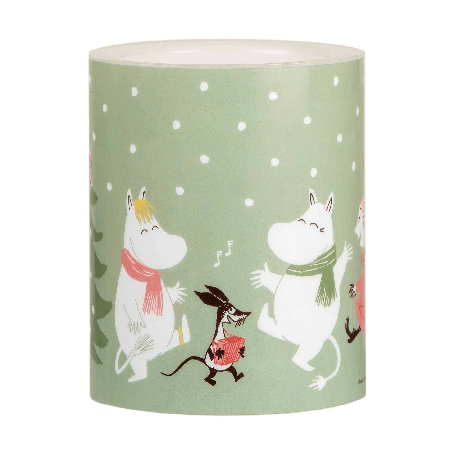 Candelotto Moomin LED 12,5 cm, Festive spirits Muurla