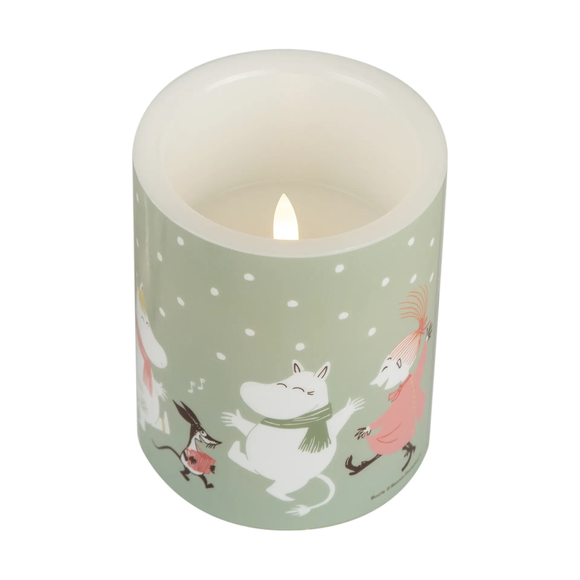 Candelotto Moomin LED 12,5 cm, Festive spirits Muurla
