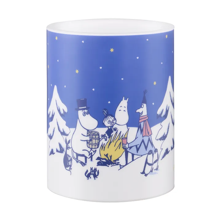 Candelotto Moomin LED 12,5 cm - Notte stellata - Muurla