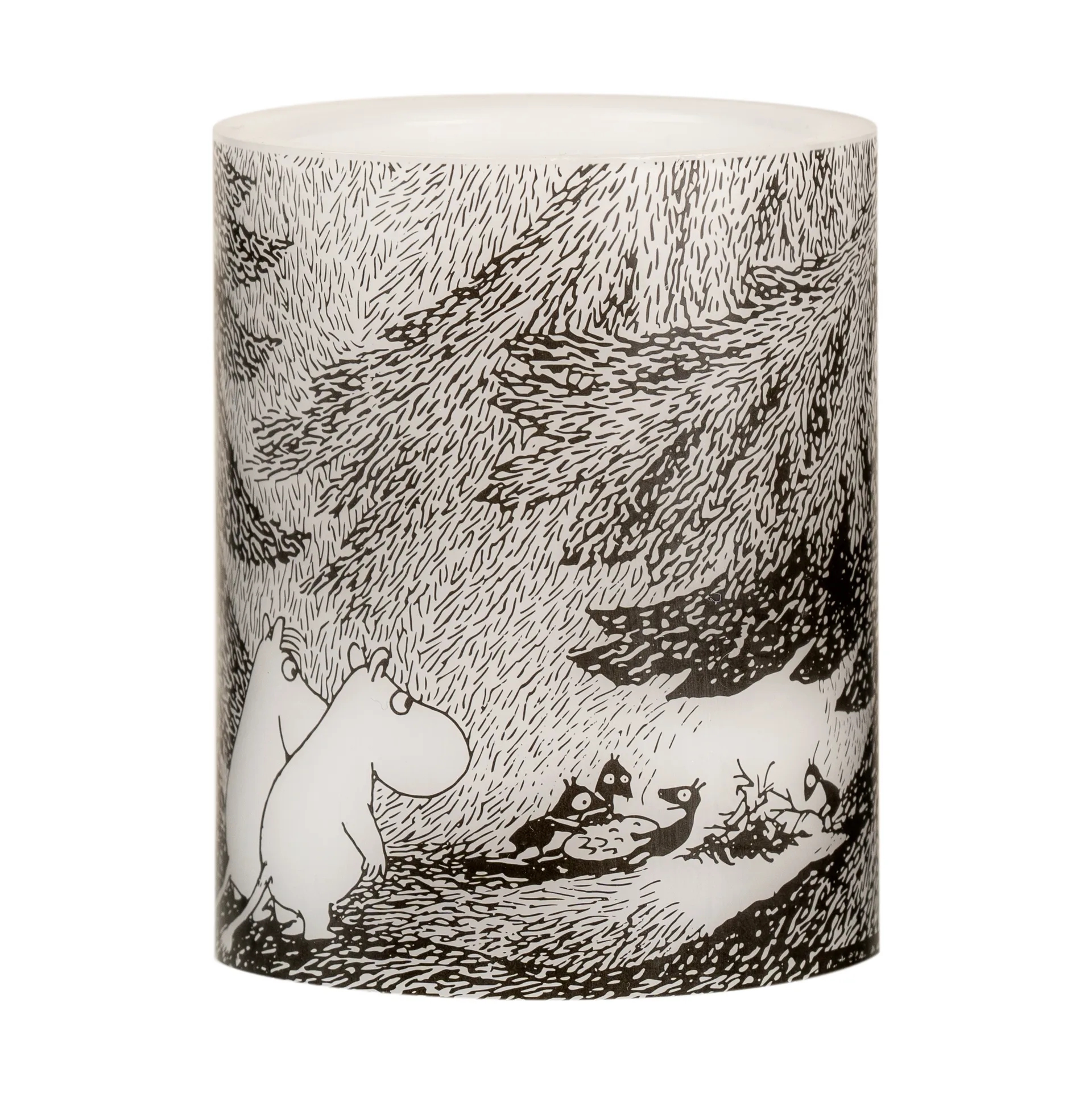 Candelotto Moomin LED 12,5 cm, Under the trees Muurla