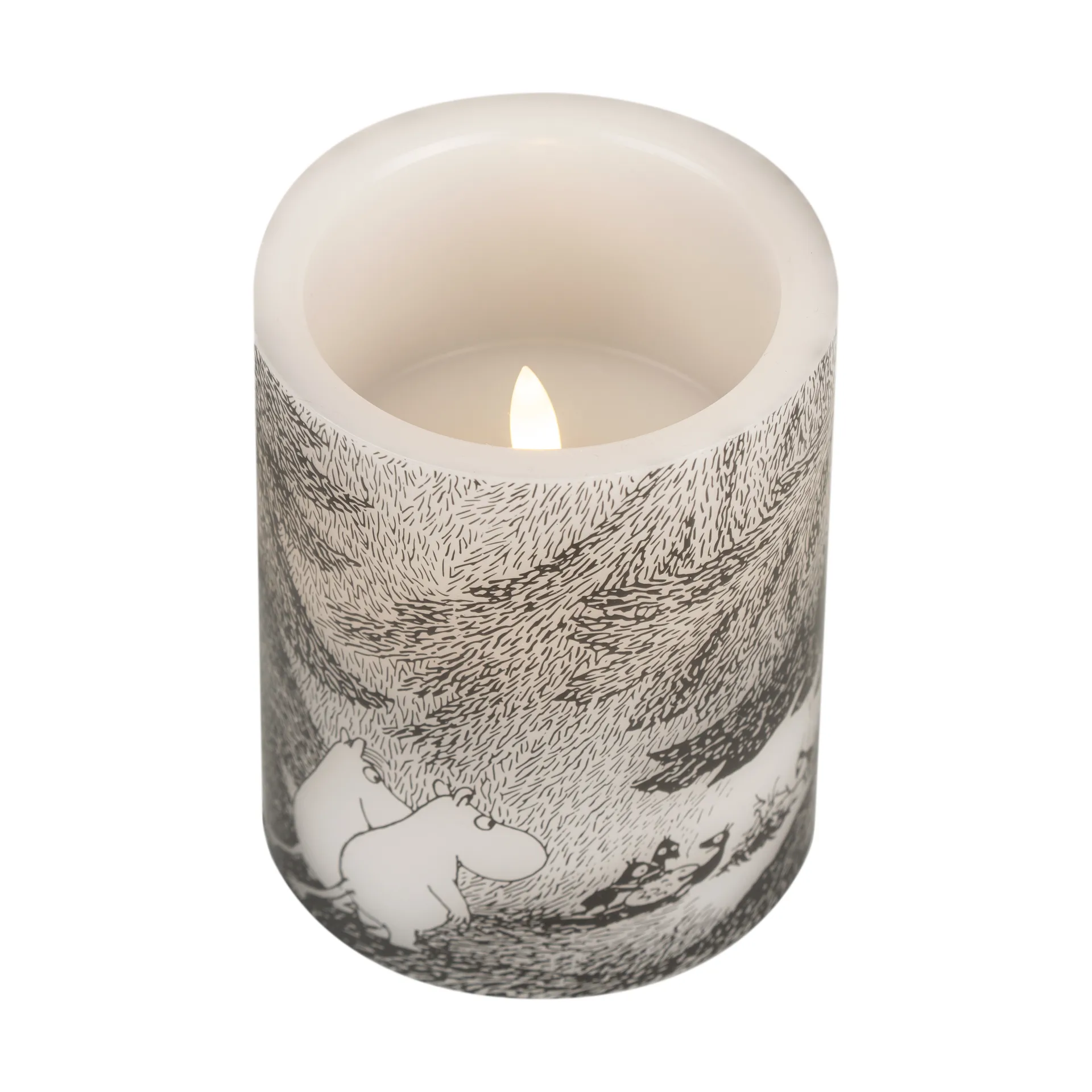 Candelotto Moomin LED 12,5 cm, Under the trees Muurla