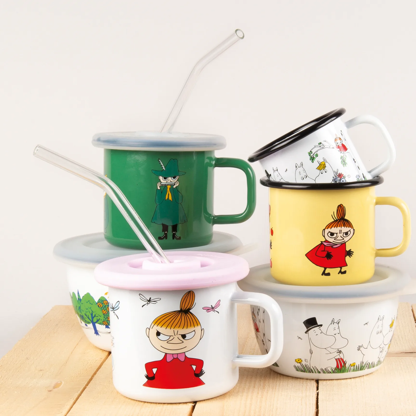 Cannucce in vetro Muurla confezione da 4, Trasparente Muurla