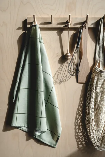 Canovaccio da cucina Checks & Stripes 50x70 cm - Verde - Muurla