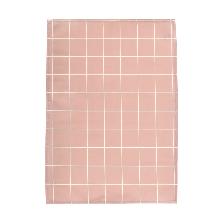 Canovaccio da cucina Checks & Stripes - Rosa, 50x65 cm - Muurla