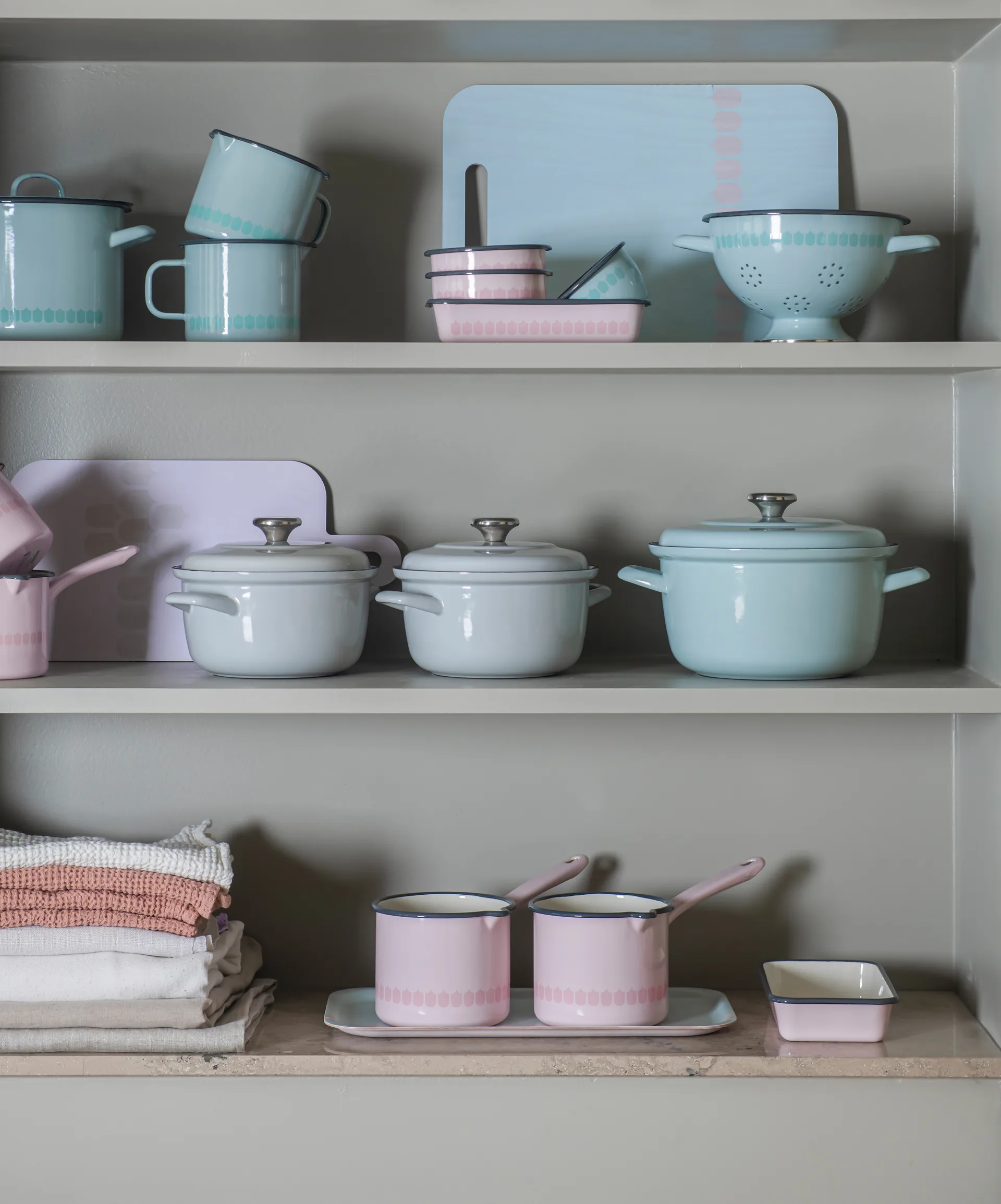 Casseruola smaltata Vappu 3 L, grigio Muurla