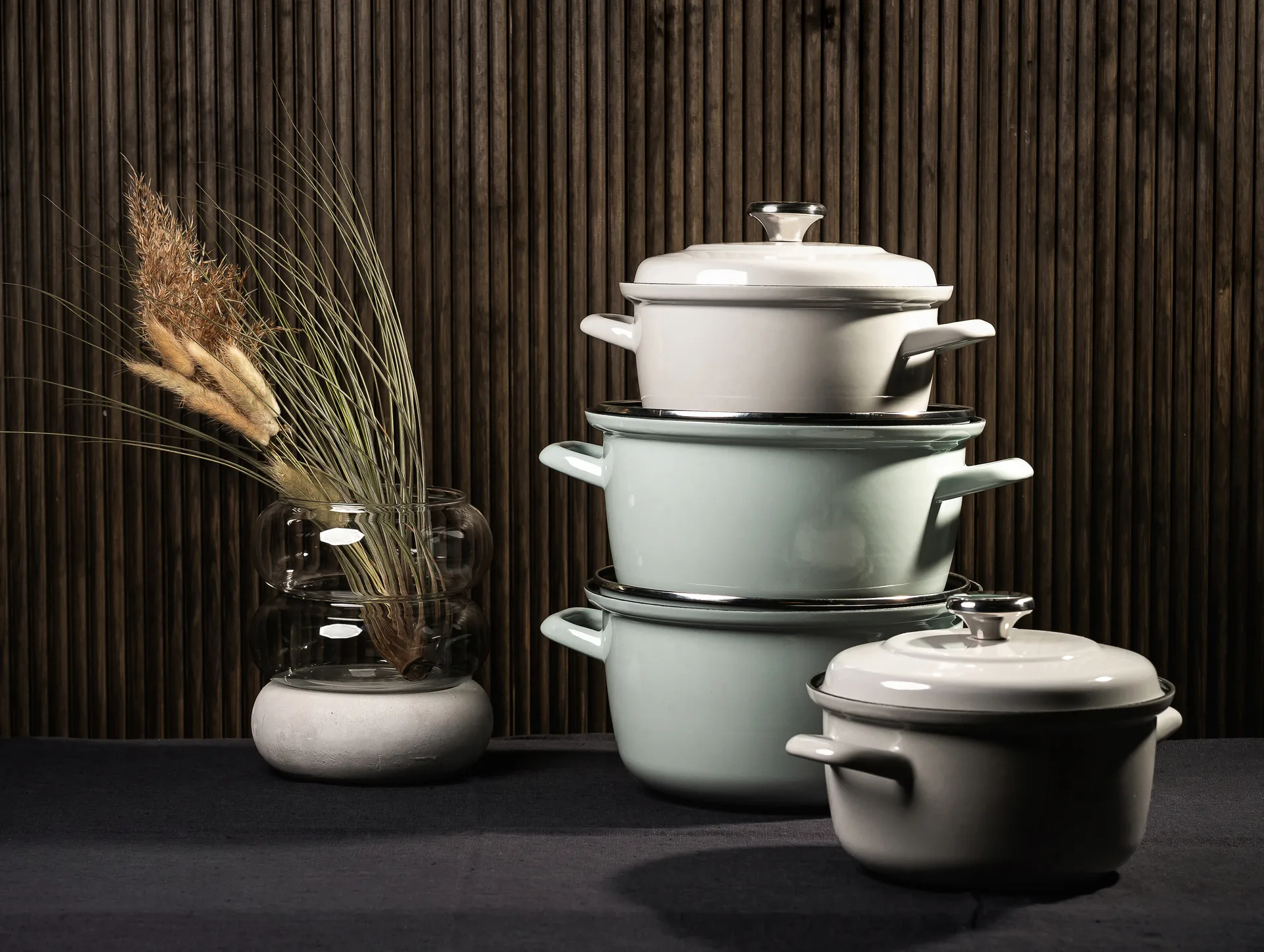 Casseruola smaltata Vappu 5,4 L, Verde Muurla