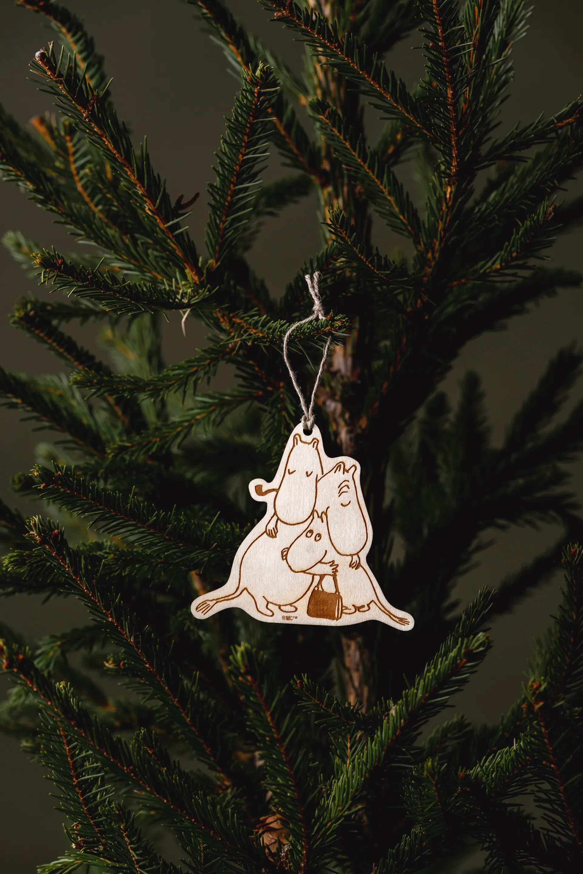 Decorazione pendente Mumin 80, Beige Muurla