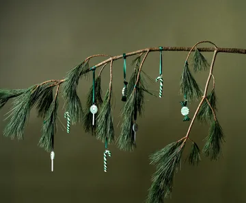 Decorazioni natalizie Sweets 3 pezzi - Verde - Muurla